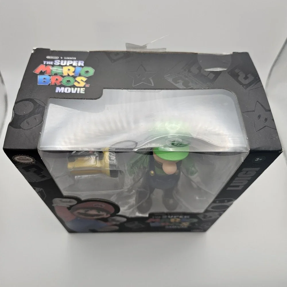 Nintendo Super Mario Bros. LUIGI Action Figure with Flashlight 2023 For Ages 3+